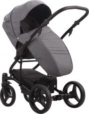 Детская коляска 2 в 1 Bebetto Torino TEX 03 (черная рама)